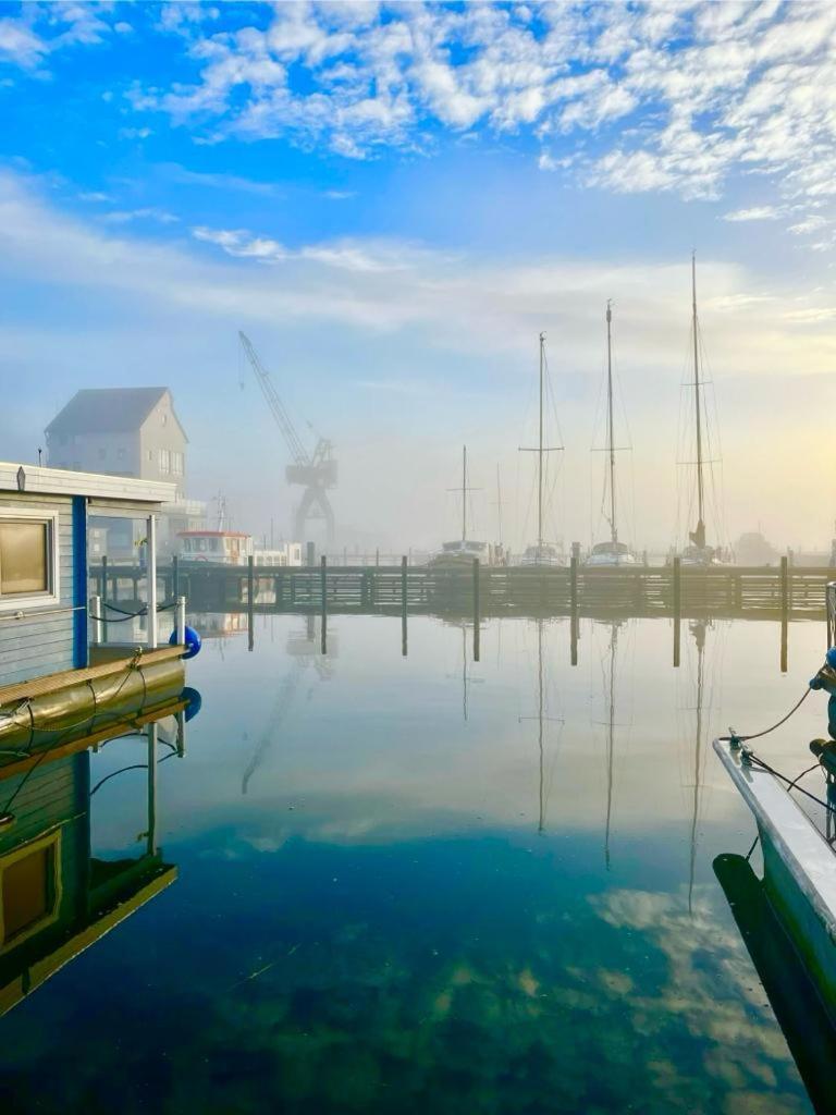 Ostsee Hausboot Schleswig Ostseeblick 1 Vila Exterior foto